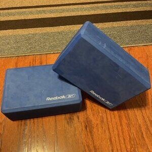 Two Reebok solid Yoga block